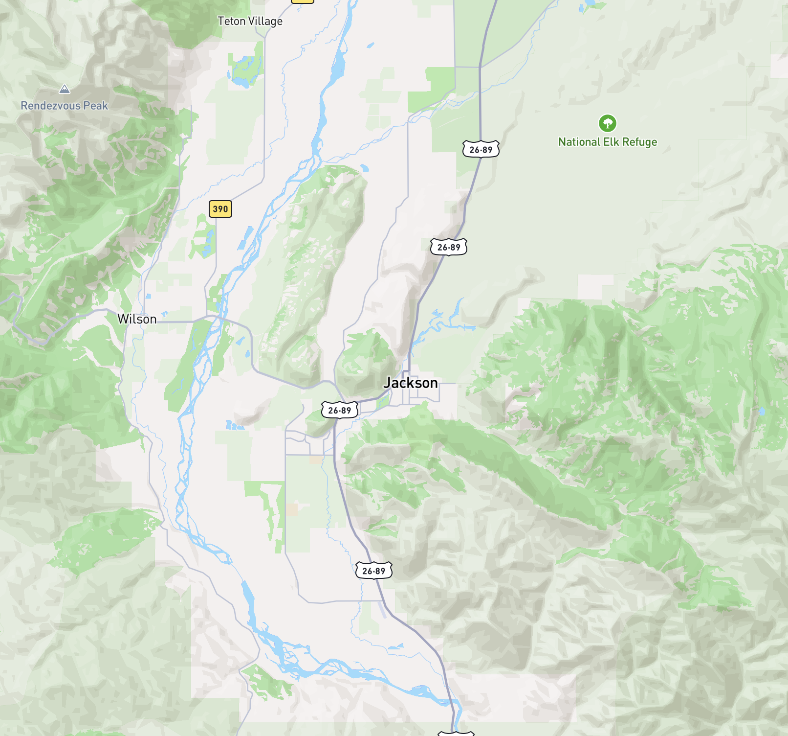 Jackson Hole map